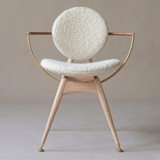 Ethereal Elegance: The Crescent Chair